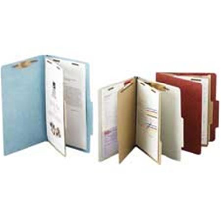 DAVENPORT Acco Brands- Inc.  Classification Folders- 2in. Exp- Legal- 1 Partition- Earth Red DA528774